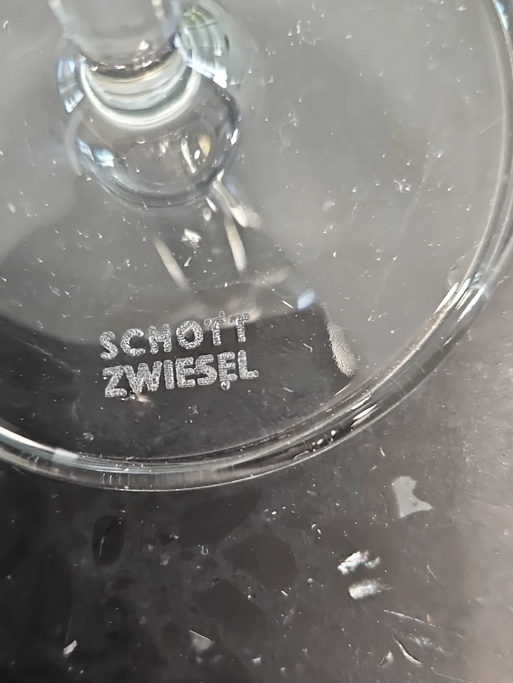 Schott Zwiesel champagne glasses